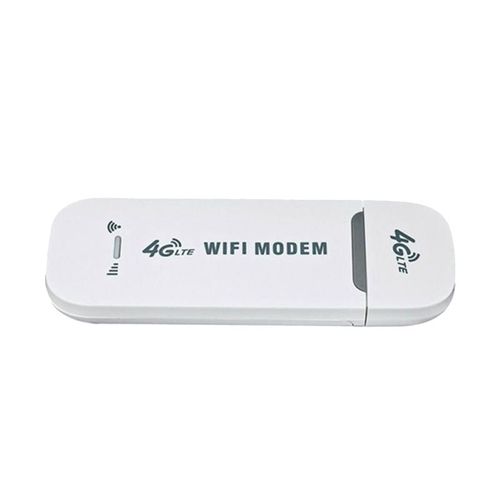 Blanc - Modem Wifi 3g/4g Lte, Dongle Usb, Adaptateur De Réseau Pour Voiture, Routeur, Avec Emplacement Pour Carte Sim