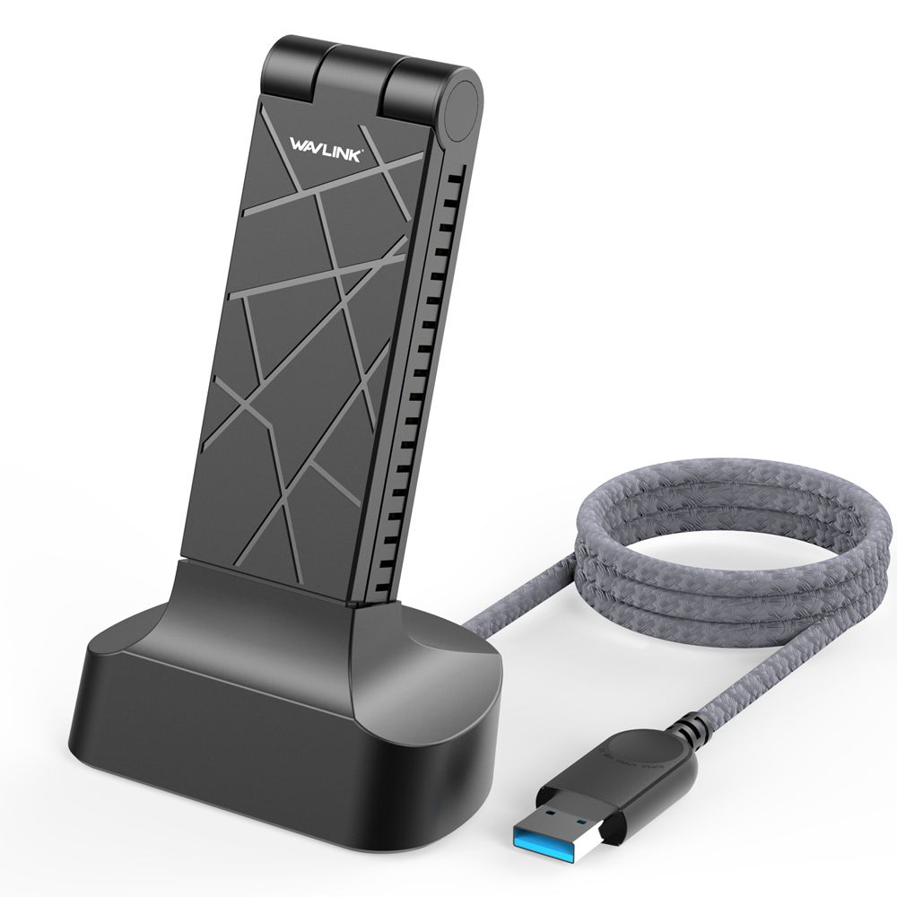 Antenne intgre - Wavexhaus Adaptateur USB 3.0 sans fil AC1...