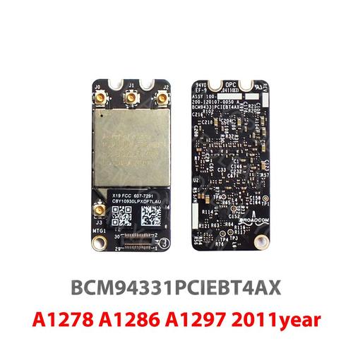 BCM94331PCIEBT4AX - Wifi Carte Airport Bcm94331pciebt4cax Bluetooth 4.0 Pour Macbook Pro A1278 A1286 A1297 2011 2012 Bcm94331pciebt4ax Bluetooth 3.0