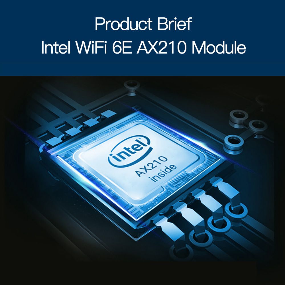 PCE-AX210 - WiFi 6E Intel AX210 5374Mbps pour Bluetooth 5.2 ... - 2