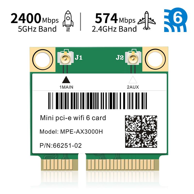 MPE-8265AC - Wifi 6 touristes Bande 3000Mbps MPE AX3000H San... - 2