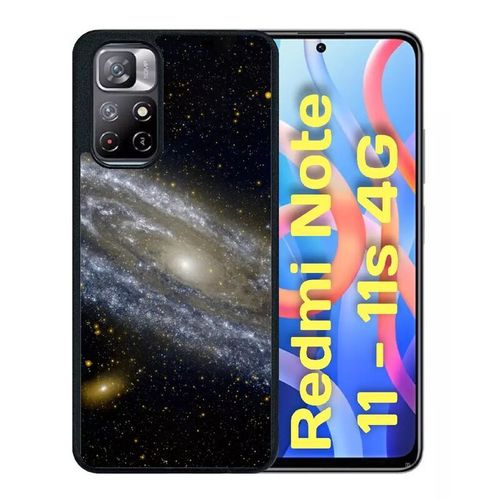 Coque Pour Redmi Note 11/11s - Andromède - Silicone - Noir