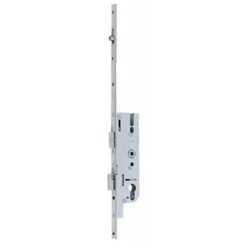 Crémones serrures à larder à galets axe 50 mm GU-Europa R1 avec renvois pour porte fermière