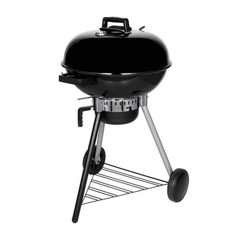 Somagic - Barbecue charbon texas d57cm acier emaille couvercle 2 grilles cuisson 318570