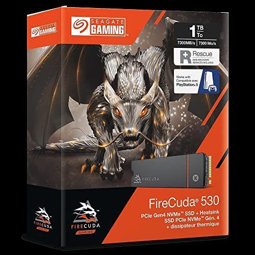 Seagate FireCuda 530, 4 To, SSD interne, M,2 PCIe 4e génération 4