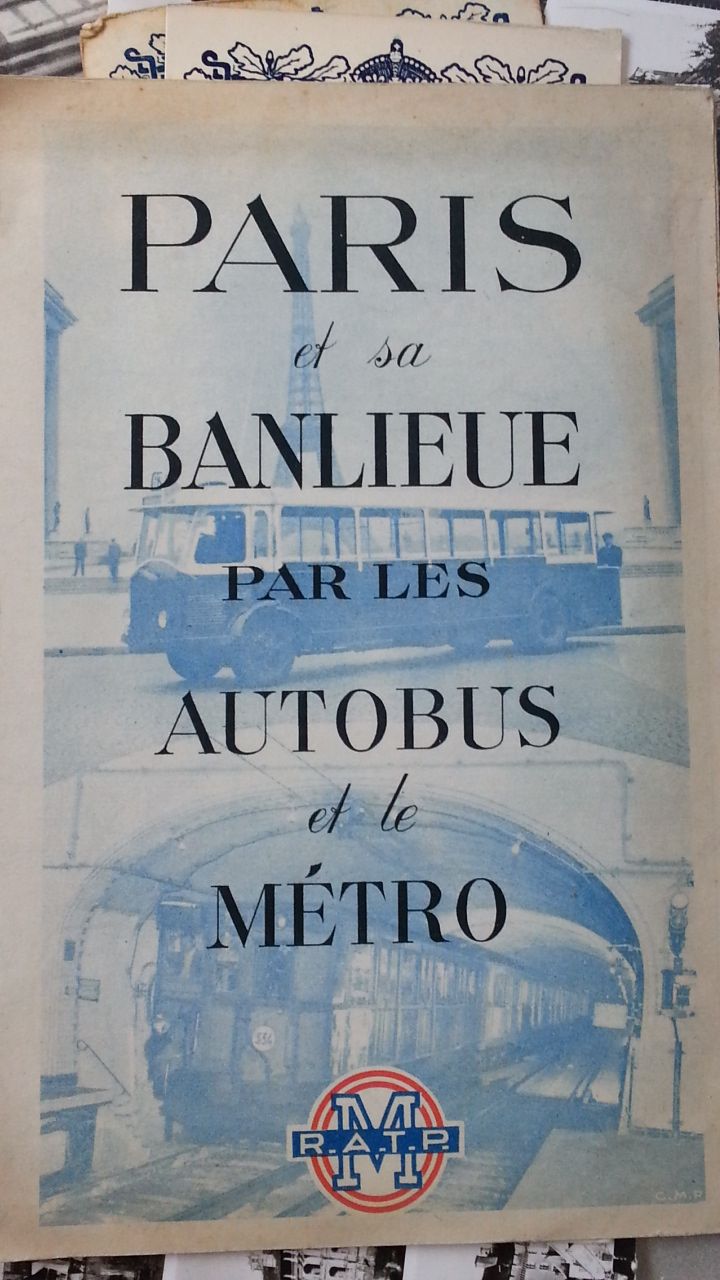 Paris Et Sa Banlieue Par Les Autobus Et Le Métro Ratp