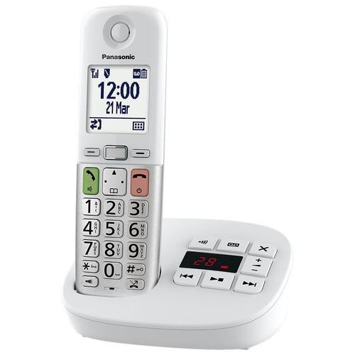 Téléphone fixe sans fil Panasonic Blanc KX-TGU430EXW