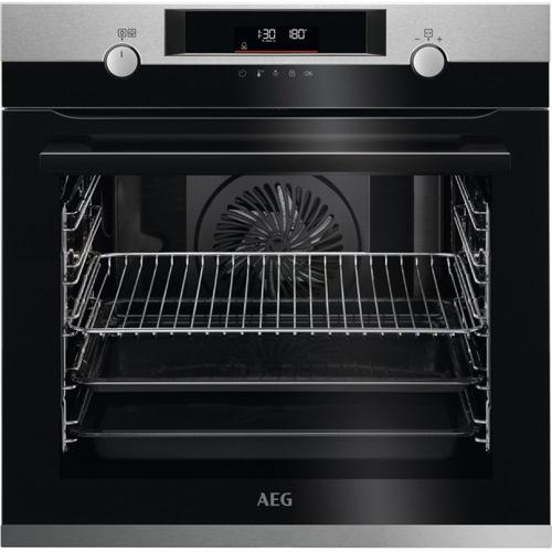 Four encastrable Pyrolyse 6000 SteamBake - AEG BPE55526BM