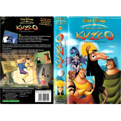 Walt Disney - Kuzco L'empereur Megalo - Copie Vhs 91 Mn