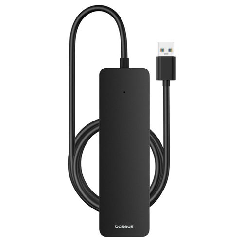 Baseus UltraJoy Lite 4-in-1 USB-A Hub 100 cm Station d'accueil Cluster Black