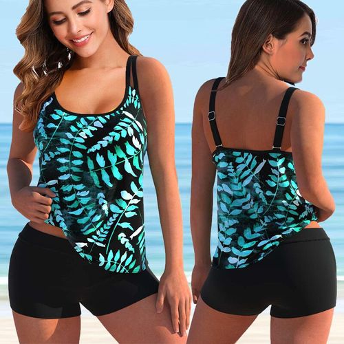 Maillot De Bain Deux Pièces Imprimé,Tankini,Grande Taille,Pour Femmes,Vêtements De Plage,D'été,Bikini,5xl,2022
