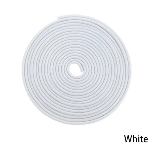 BLANC - Bâton Anti Collision pour Porte de Voiture, Bande de Caoutchouc, Autocollants de Décoration, Accessoires