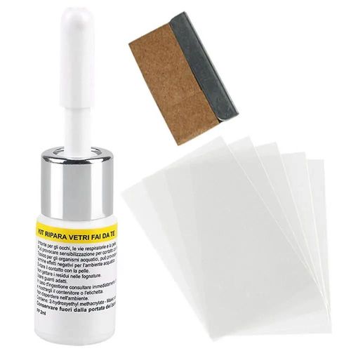 Blanc - Kit De Réparation Des Fissures Du Pare Brise De Voiture, Réparation Rapide Et Facile Du Verre, Kit De Réparation Du Pare Brise À Base De Résine Durable Pour Les Éclats Et Les Fissures