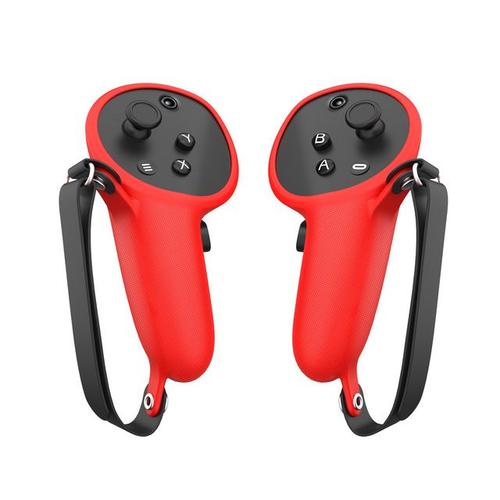 Coque De Protection Antidérapante En Silicone Pour Contrôleur Meta Quest Pro Pour Oculus Quest Pro Accessoires[Article Pour Ce Lien: Rouge ]