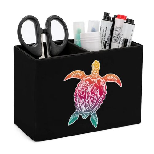 Porte-Stylo Tortue Pour Bureau,Pot À Stylo,Porte-Crayons,Stockage De Pinceaux De Maquillage,Fournitures De Papeterie De Bureau,Évaluation Pour Le Bureau À Domicile #O