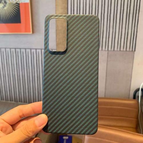 Coque De Téléphone Portable Anti-Explosion En Aramide De Fiber De Carbone Ultra-Mince Pour Xiaomi 12 Lite [Article Pour Ce Lien, Style :Matt Blue Volcano, Taille: En Fiber De Carbone ]