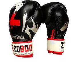 Gants de Boxe professionnels en cuir PU maille de tigre respirante gants de  flamme Sanda Boxe Thai boîte à gants Mma guantes de boxeo