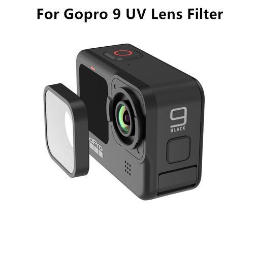 Protecteur de lentille de filtre UV pièce de réparation pour Go Pro Hero 9 Black Sport accessoires de caméra