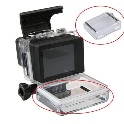 Boîtier étanche pour GoPro écran d'affichage LCD batterie Bacpac couvercle de porte arrière accessoires pour 4 3 3 2