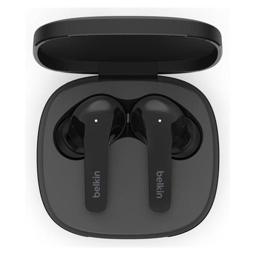 Belkin SoundForm Flow - Écouteurs sans fil avec micro - intra-auriculaire - Bluetooth - Suppresseur de bruit actif - noir