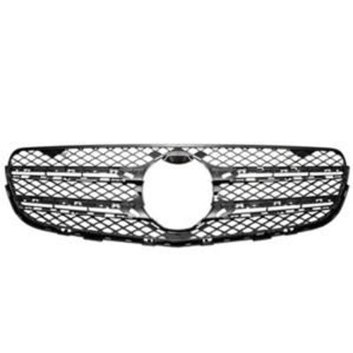 Grille De Radiateur Pour Mercedes Classe Glc, 2015-2020 (X253), Noire, Neuve