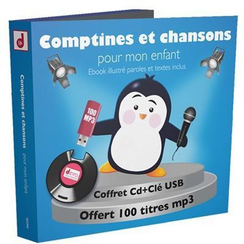 Comptines Et Chansons Pour Mon Enfant 100 Titres 1 Cd 1 Cle Usb