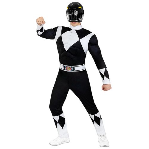 Déguisement Power Ranger Noir Adulte - Taille: Xl