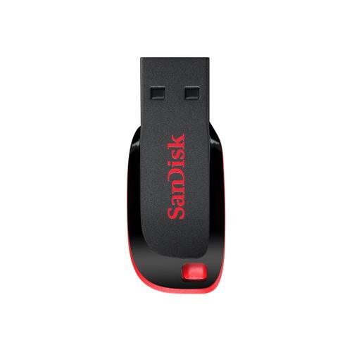 Cle USB 2.0 SanDisk Cruzer Blade 64Go Noir Rouge