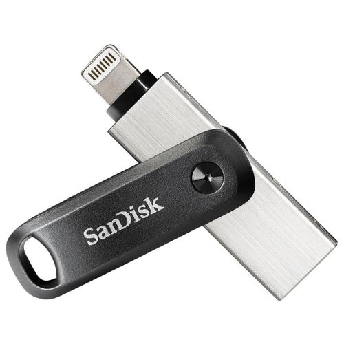 SanDisk iXpand Go - Clé USB - 64 Go - USB 3.0 / Lightning - pour Apple iPad/iPhone (Lightning)
