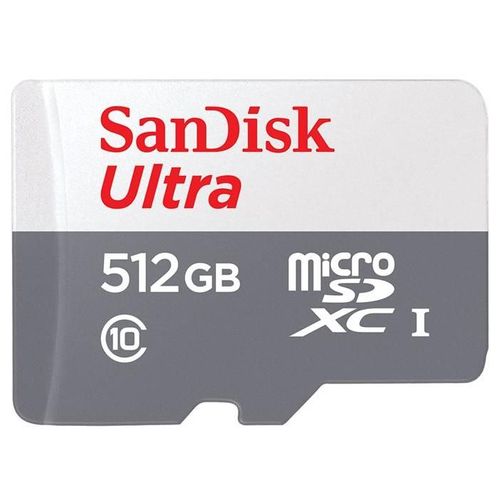 SanDisk Ultra - Carte mémoire flash (adaptateur microSDXC vers SD inclus(e)) - 512 Go - Class 10 - microSDXC UHS-I
