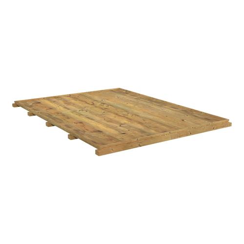 Plancher Bois Traité Autoclave Pour Abri De Jardin Klikstrom Belaïa De Surface Intérieure De 4,3m²