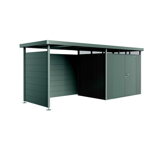 Paroi Arrière Biohort En Métal Pour Auvent Taille L Dimensions L.266 X P. 4 X H.181 Mm
