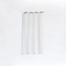 Lot De 4 Piquets D'ancrage Biohort Gris