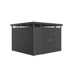 Abri De Jardin Highline Acier Gris Anthracite H.222 X P.315 Cm Double Porte