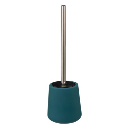 Brosse WC et pot ø12 x H.40 cm, bleu pétrôle, 5Five