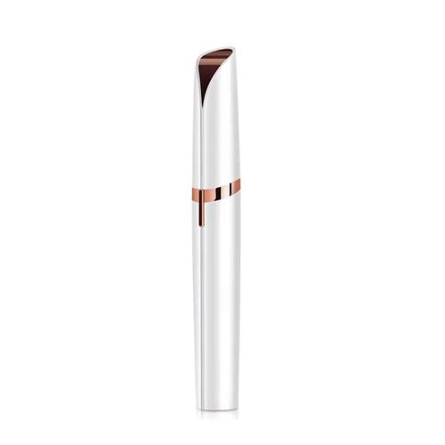 Épilateur Électrique Portable En Forme De Rouge À Lèvres Pour Femme,Rasoir Indolore Pour Sourcils,Épilateur Facial - Type White