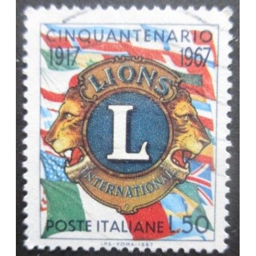 Italie N°987 Lions International Oblitéré