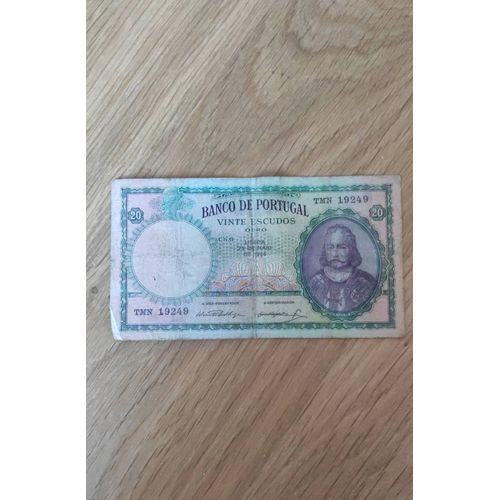 Billet 20 Escudos Portugal 1954
