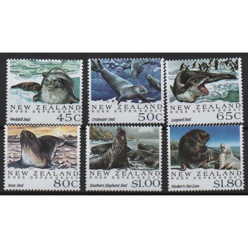 Nouvelle-Zélande Timbres Les Otaries 1992