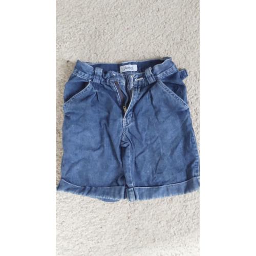 Bermuda En Jean Fille Ou Garçon " Jacadi " Attention Il Manque Un Bouton Taille 6 Ans