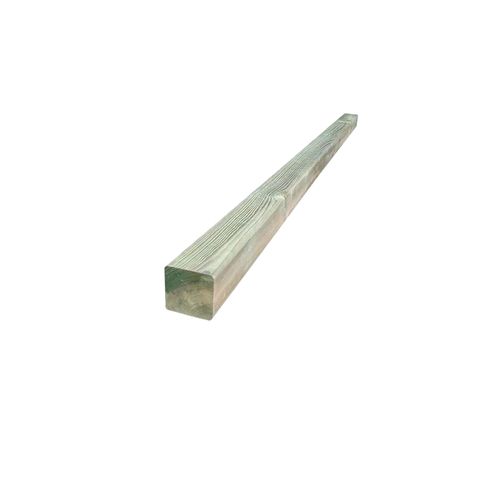 Poteau En Bois Vert Carré L.7 X L.7 X H.200 Cm
