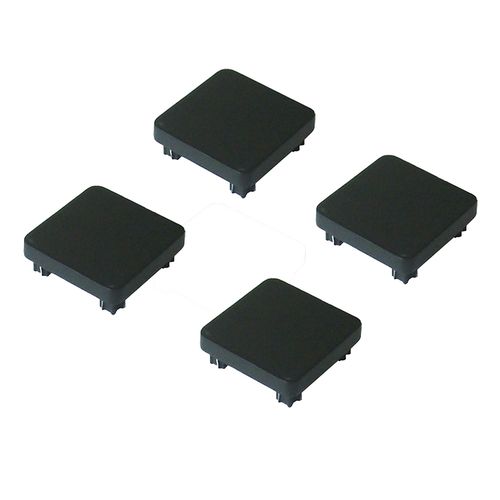 Chapeau Goodhome Neva Anthracite 7,5 X 7,5 Cm (Lot De 4)