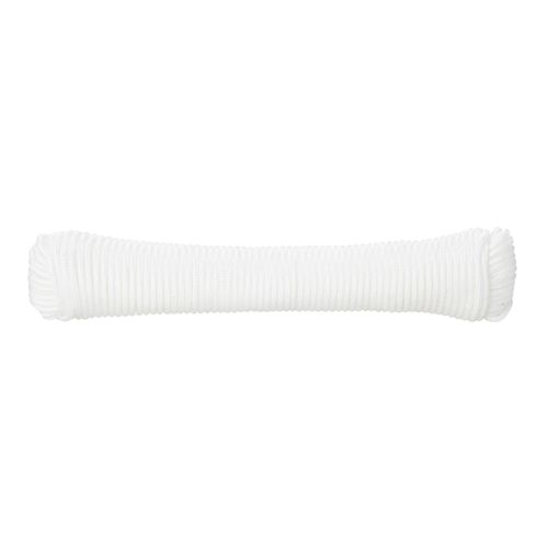 Corde tressée en polypropylène blanche DIALL ø2.8 mm, 10 m