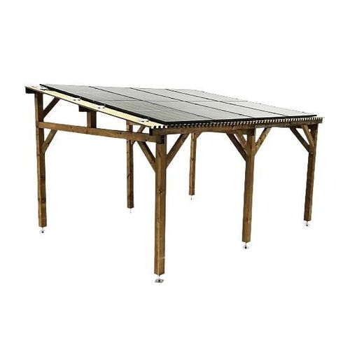 Carport Solaire Avec Panneaux Photovoltaïques Design 3000 Ultrawatt
