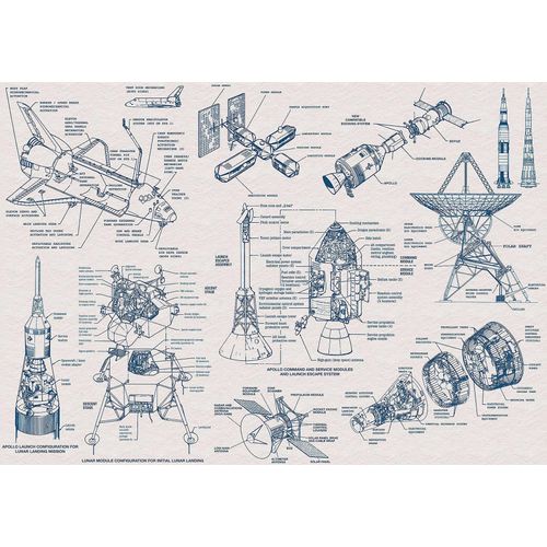 Papier peint panoramique Komar Spacecraft Architecture L.4 m x l.280 cm