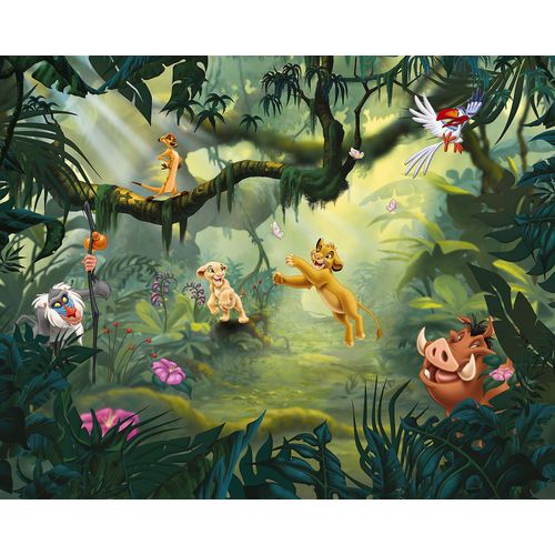 Papier peint panoramique Komar Lion King Hakuna Matata L.3.5 m x l.280 cm