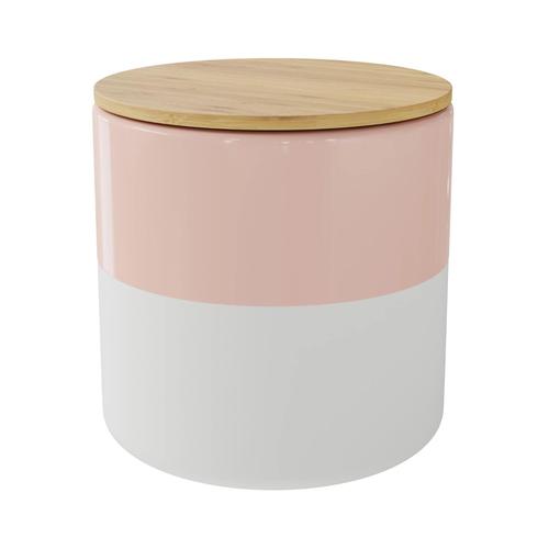 Pot à coton Koros blanc et nude GoodHome