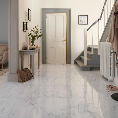 Carrelage sol et mur Aruma blanc calacatta 30 x 60 cm