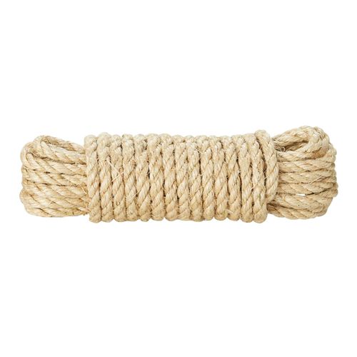 Corde torsadée en sisal Diall ø8 mm, 10 m