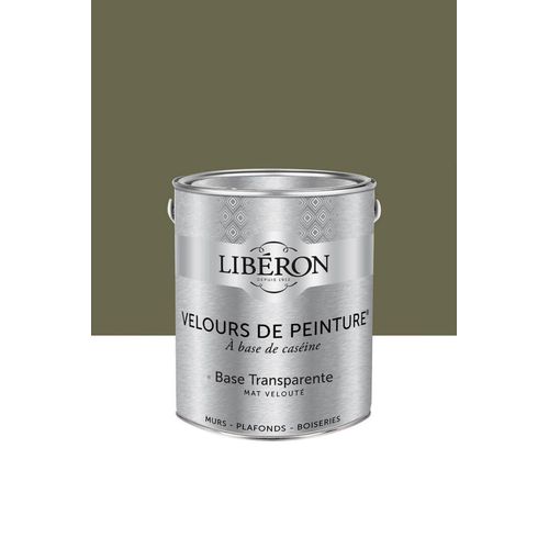 Peinture multisupport murs, plafonds et boiseries Velours de peinture vert bocage Libéron 2,5L